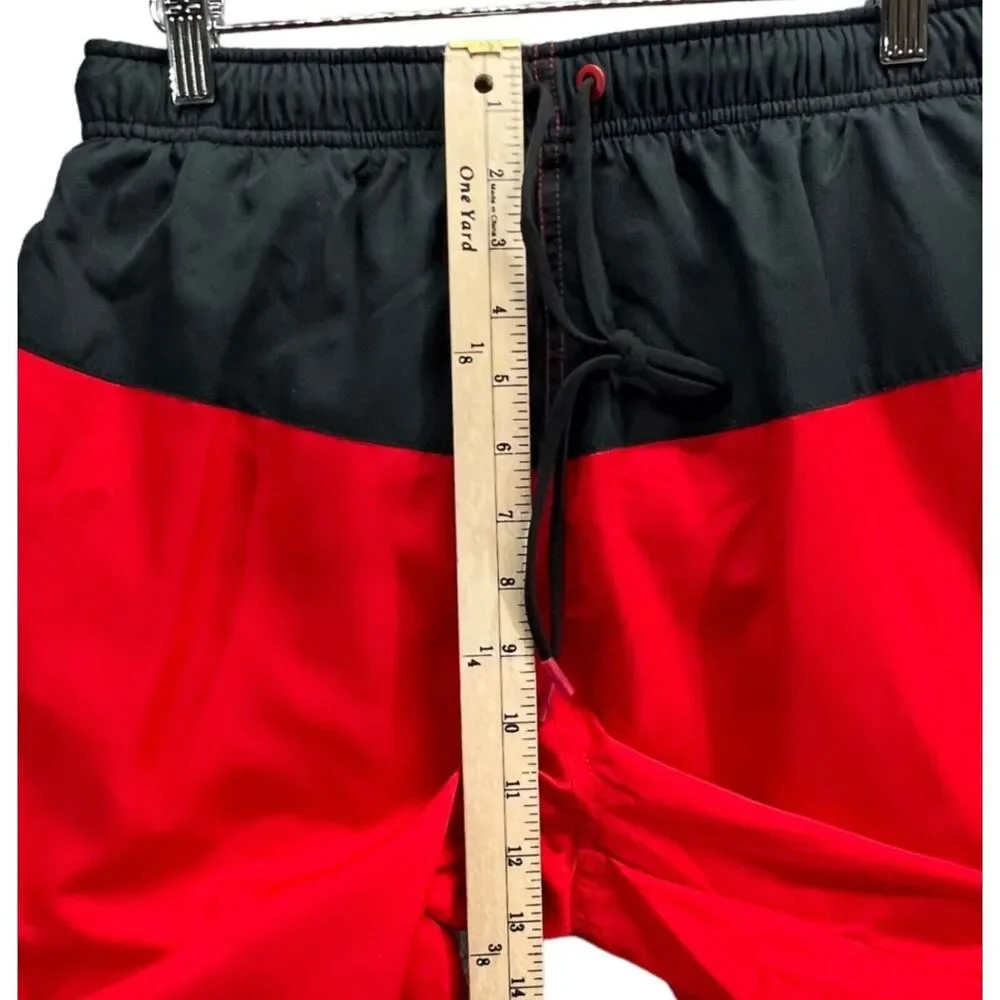 Speedo Swim Trunks Mens S Red‎ Aquagon Volley Board Shorts Beach Surf Travel NEW